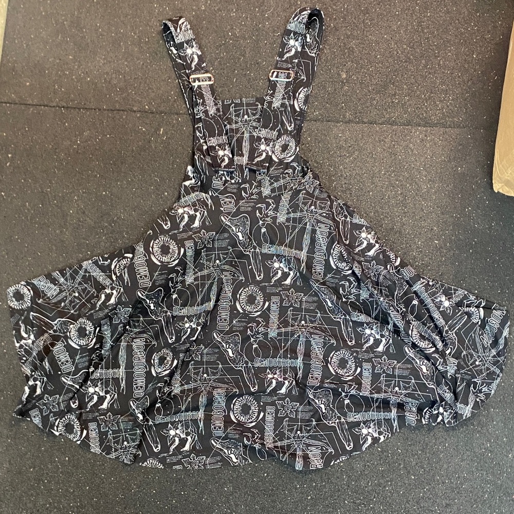 XXS Demogorgon overall circle skirt stranger things